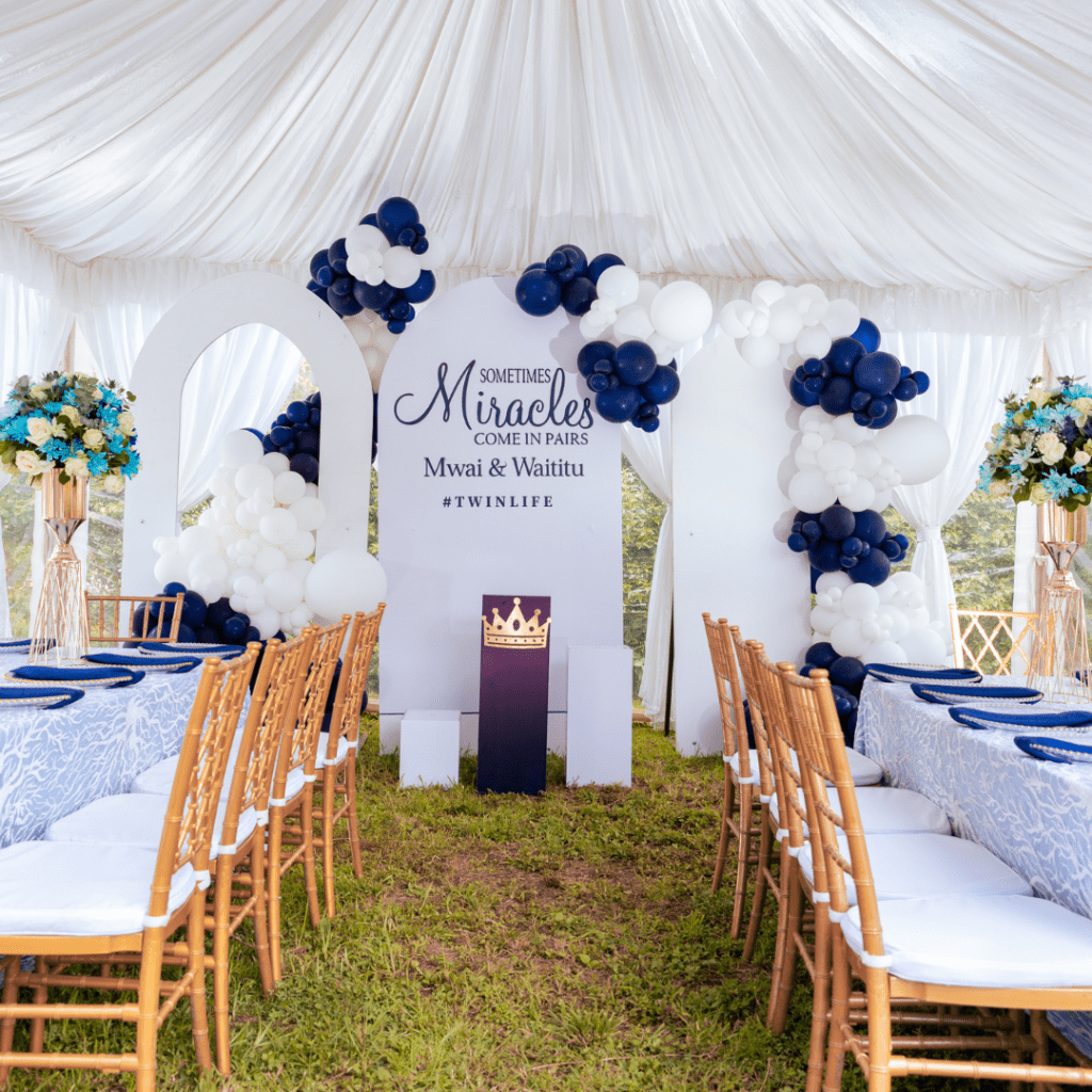 Decorated Tables & Chairs Rental in Kenya